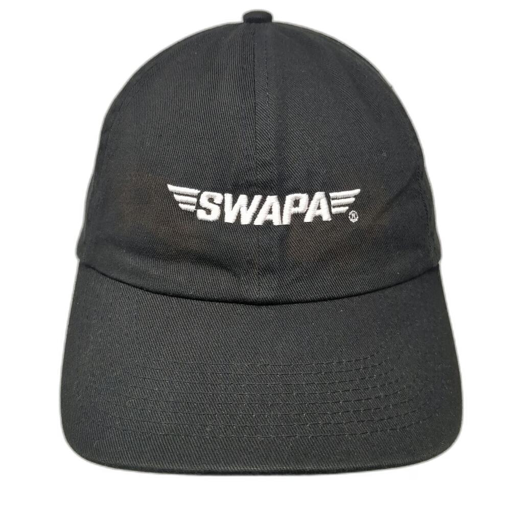 Fersten Baseball Cap Black One Size SWAPA Pilot Association Slideback Hat